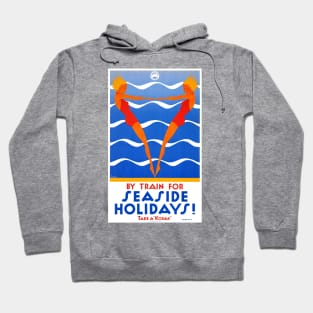 Vintage Travel Poster Australia Seaside Holidays Hoodie